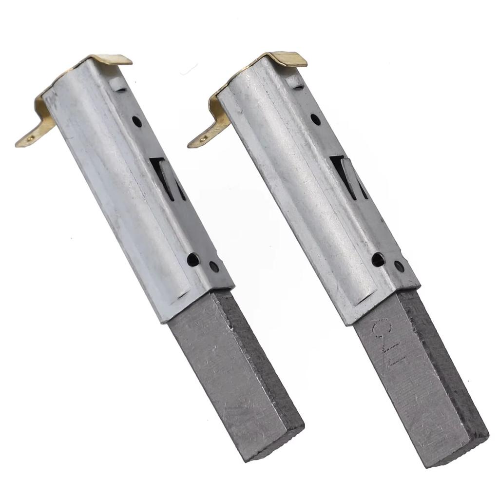 2 Pcs Carbon Motor Brush For 30/60/70/80/90L Industrial Vacuum Cleaners Replacement Spare Parts Accessories