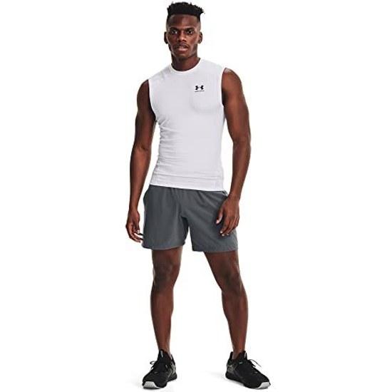Under Armour Training Base Layer UA HeatGear Armor Compression Sleeveless Shirt Mens