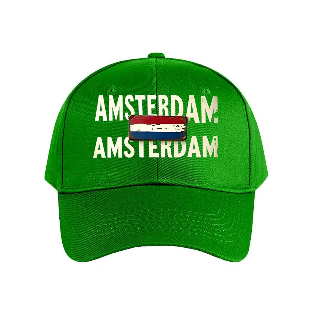 Amsterdam Vintage Washed Cotton Baseball Cap Baseball Cap Fashion Unisex Sunhat Womens Outdoor Sports Snapback Cap