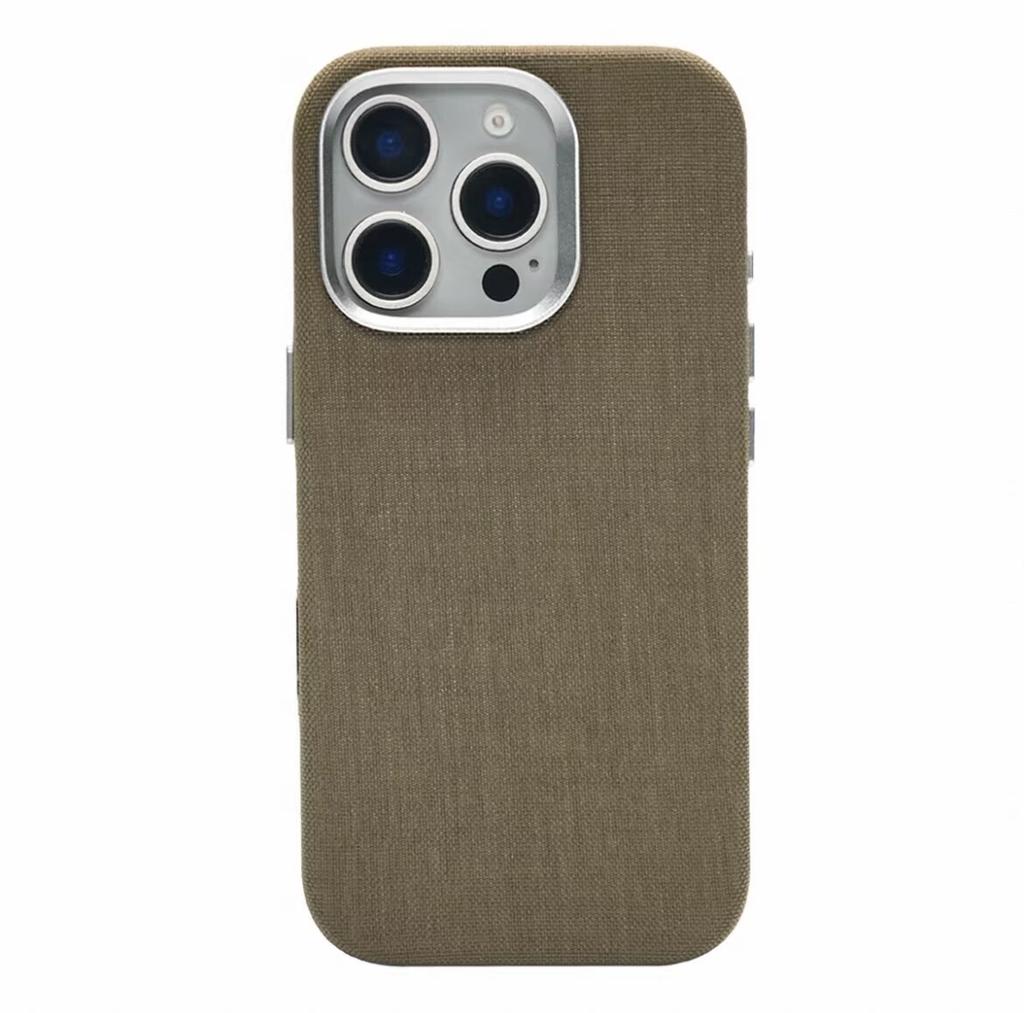 Чехол для iPhone 16 Pro Max 15 14 13 Чехол Модный Для MagSafe Магнитный Матовый Нейлоновая Кожаная Крышка Телефона Ударопрочный Бампер