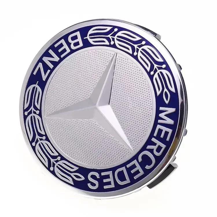 75MM Car Styling Wheel Center Covers Hub Caps Replacement For Mercedes Benz W211 W203 W204 W210 W124 AMG W202 CLA W212 W220 W205 CR1