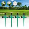 Lawn Sprinkler with Spike Base Ground Insert Water Sprinkler Adjustable Garden Sprinkler for Yard Patio Lawn Grass Irrigation