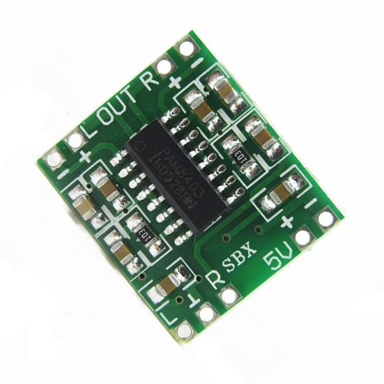 Супер Мини Цифровая Плата Усилителя Класса D 2x3 Вт PAM8403 2,5-5 В Питание от USB