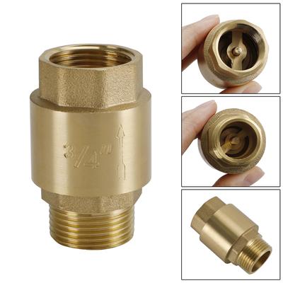 Латунный обратный клапан G3/4" Наружная резьба M Внутренняя резьба F Предотвращение обратного потока