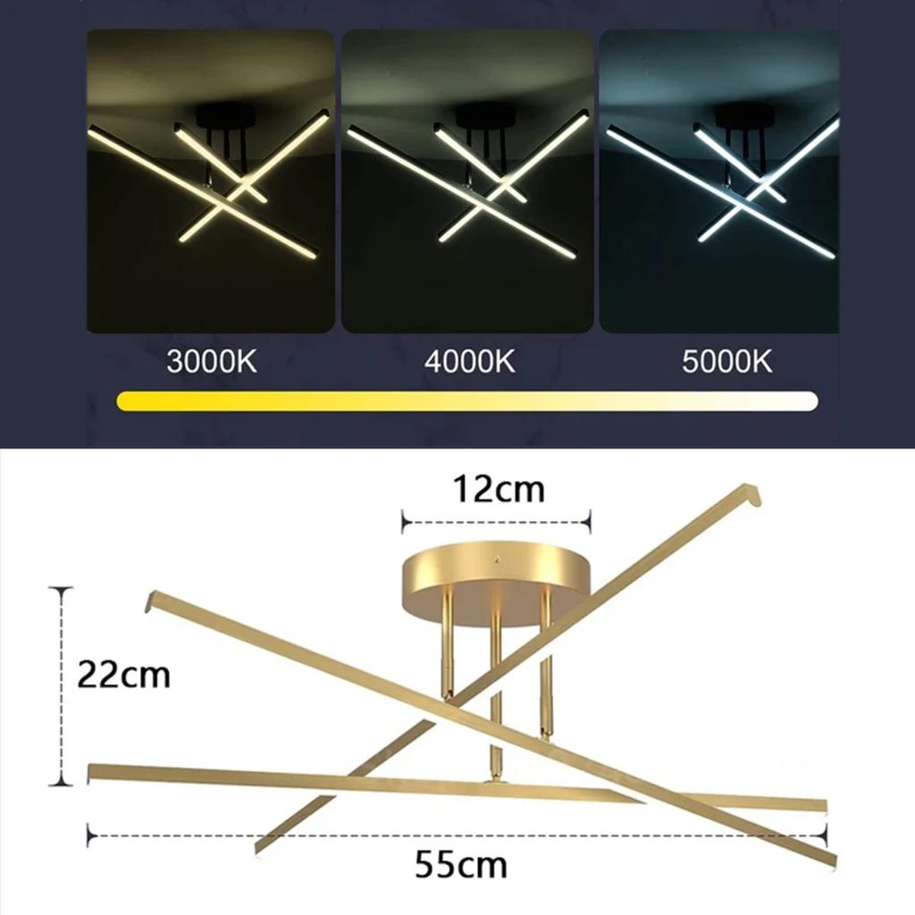Новый потолочный светильник 2024 года, скандинавский современный светодиодный светильник для гостиной, столовой, спальни, потолочная люстра