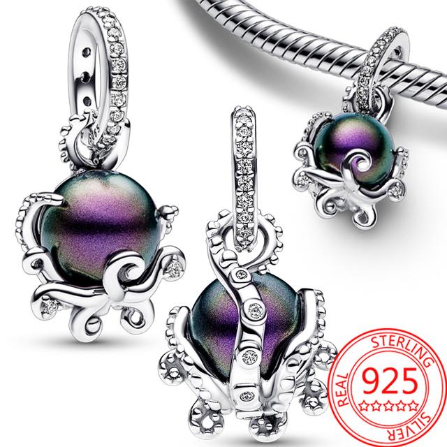 Стерлингового серебра 925 пробы, открывающееся сердце, шоколадная подарочная коробка, подвеска, подходящий браслет, женский ювелирный кулон