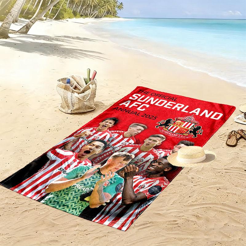 SAFC logo Beach Towel, Large Soft Quick Dry Towel for Beach Camping Swimming