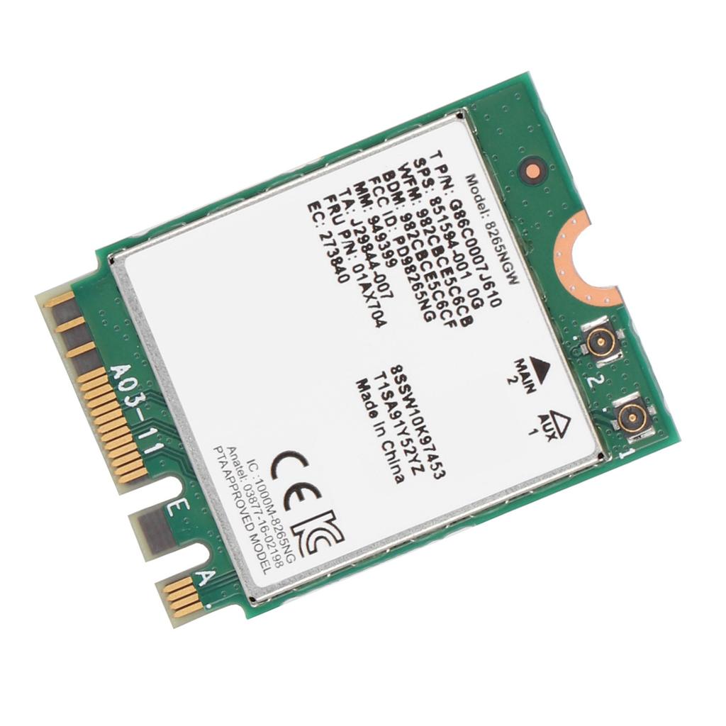 Bluetooth 4.2 For Intel 8265 867M 802.11AC 2.4G 5G Wireless Network Card For Lenovo