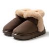 Plush Shoes Autumn and Winter Platform Bag Heel Cotton Shoes Pregnant Women Plush Warm Indoor Home Cotton Slippers