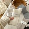 Female Autumn and Winter Thick Solid Color Thin Draw Outside Wear Wool In The Tube Pile Socks