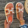 New Large-size Women's Shoes Platform Slippers Women Wear Candy Color Platform Light Word Lazy Slippers