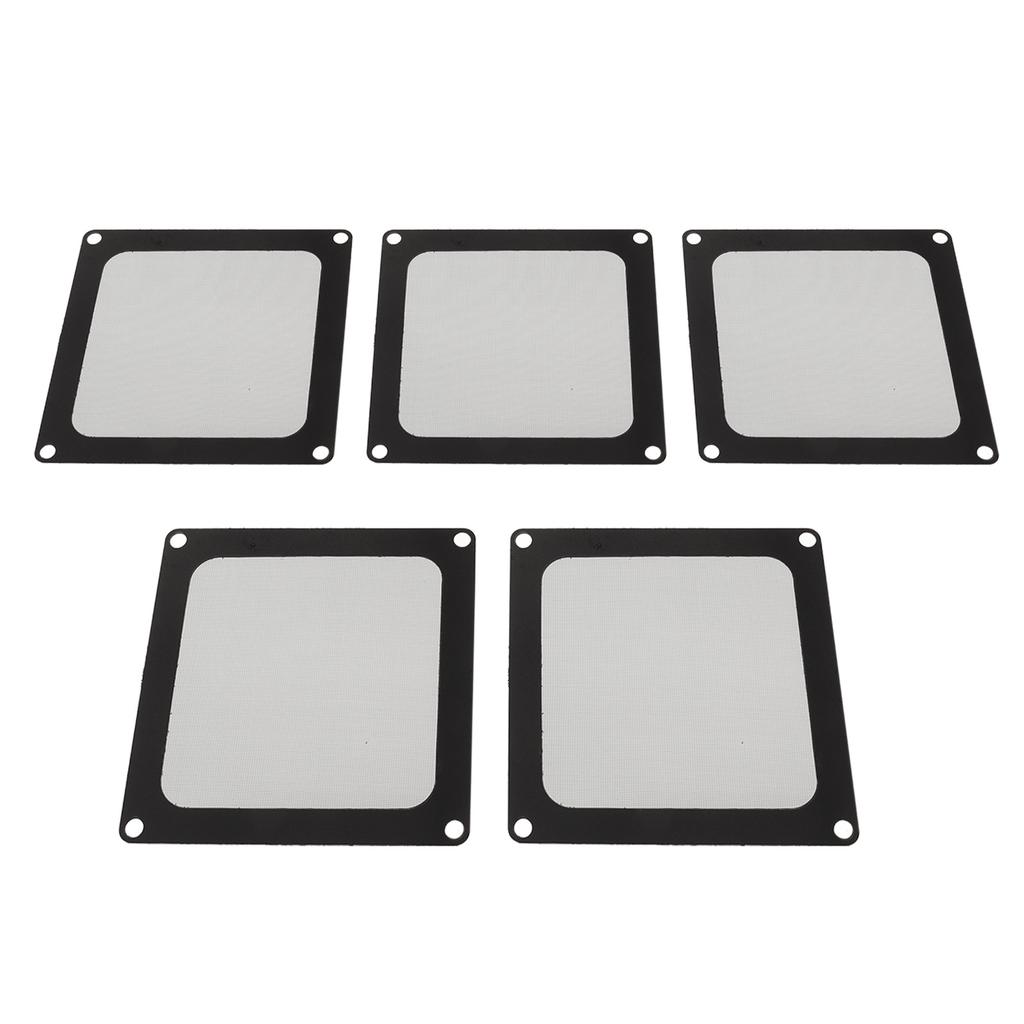 5 шт. Охлаждающий пылевой фильтр для корпуса ПК Профессиональный пылезащитный Мягкий магнит Нейлоновая рамка Защитная пылезащитная крышка для корпуса ПК