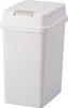 Asbel Trash Can with Lid Kitchen 20L Sealed Push Garbage Diaper Pet Sheet White Made In Japan