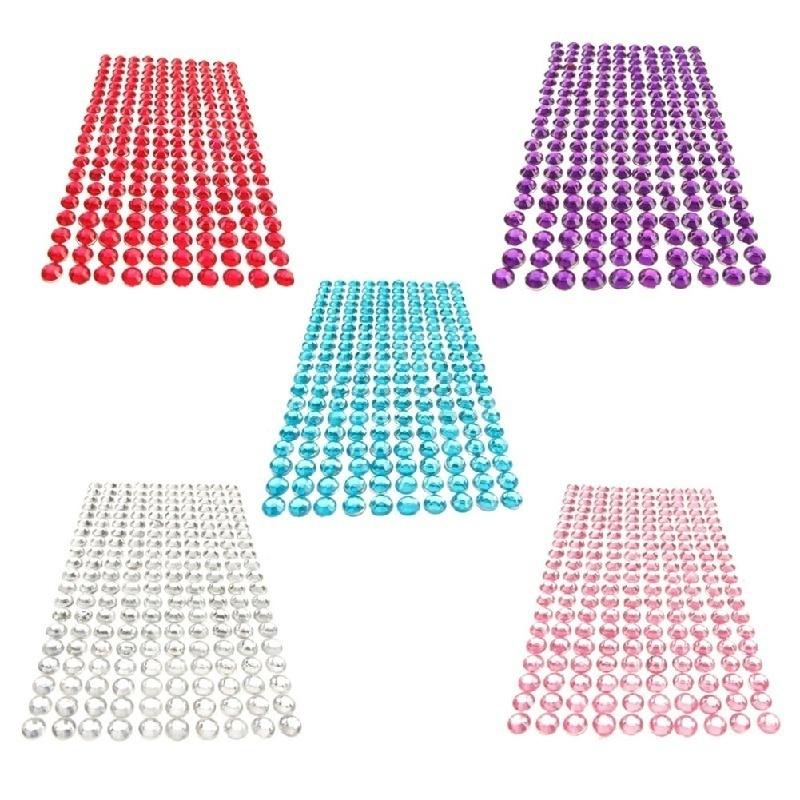 Art Diamond Self Adhesive Stickers Beauty S Rhinestones Car Decor Decal Styling Accessories