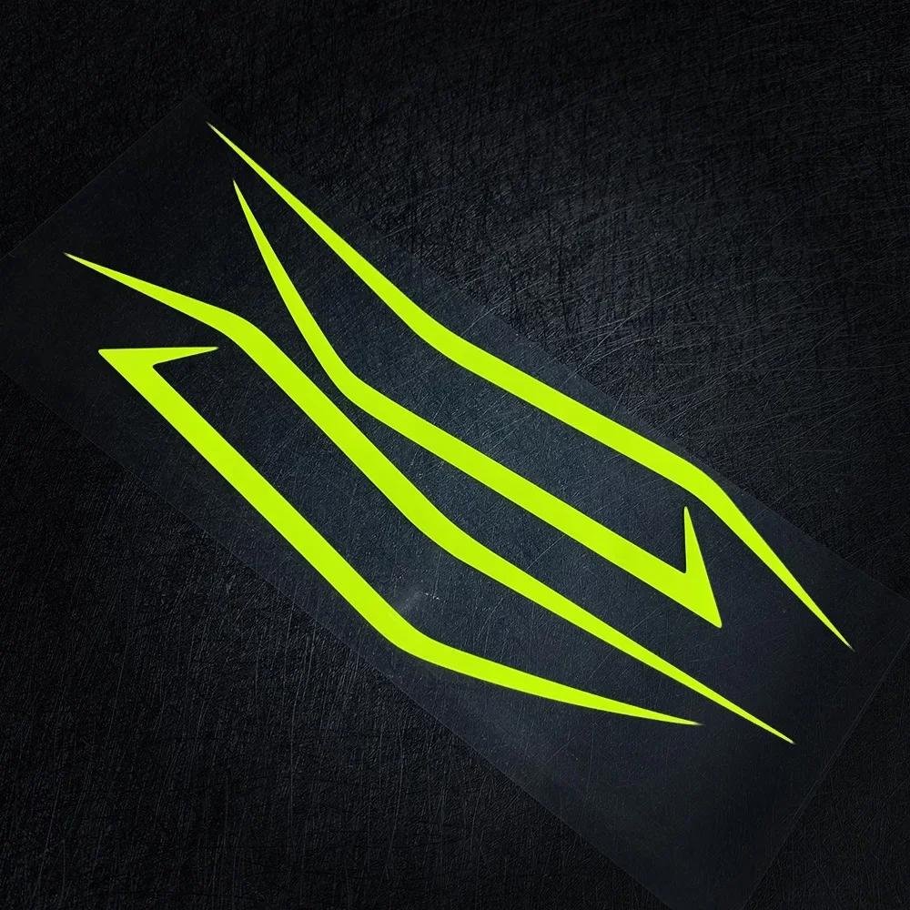 4PCS Motorcycle Fairing Sticker Decoration Reflective Cool Front Pull Headlight Decals for Kawasaki Ninja NINJA400 H2 H2SX
