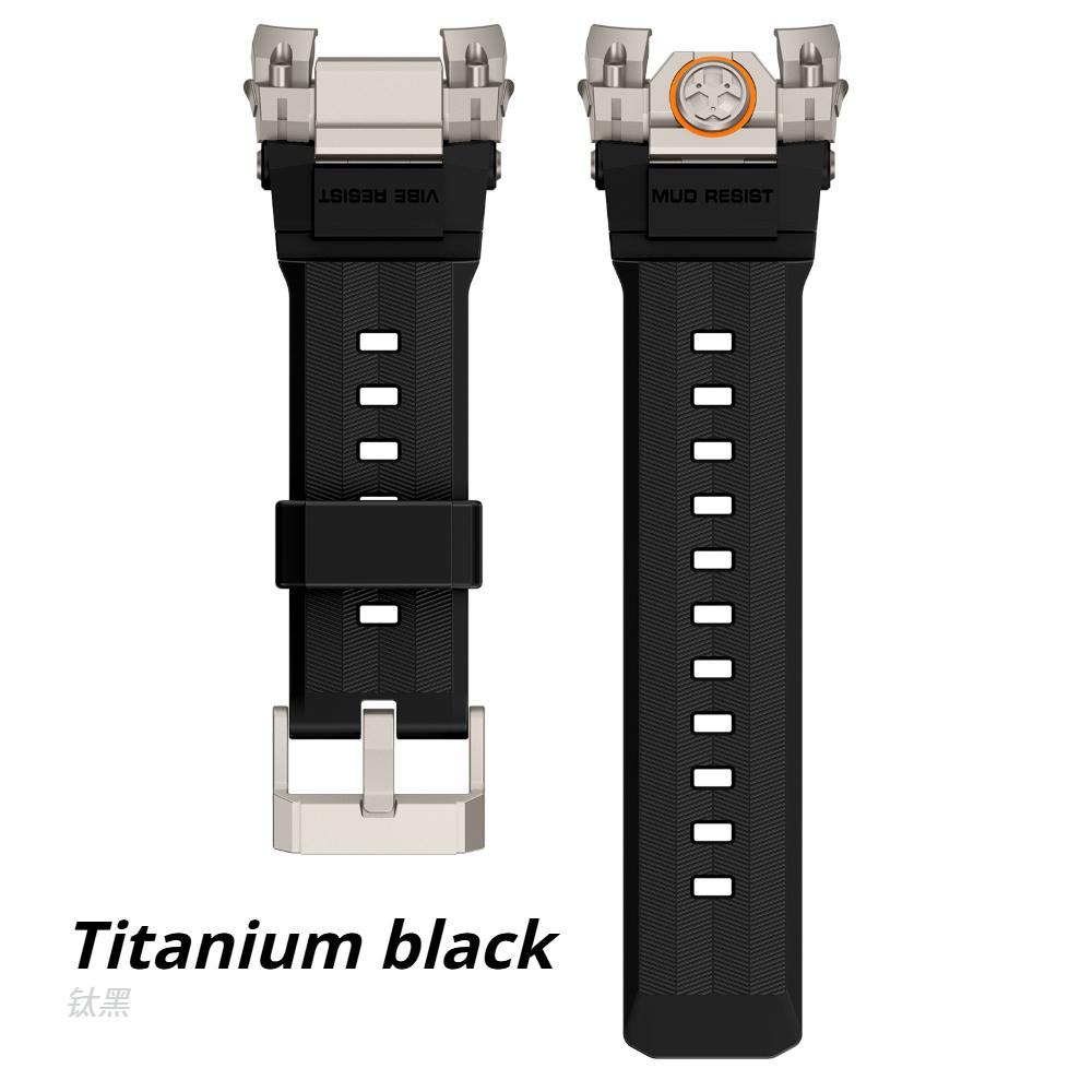 Роскошный Ремешок из Каучука для Apple Watch Band Ultra 3 49мм Ремешок для iWatch Ultra 2 49мм Металлическое Соединение Силиконовое Кольцо Бронированный Браслет