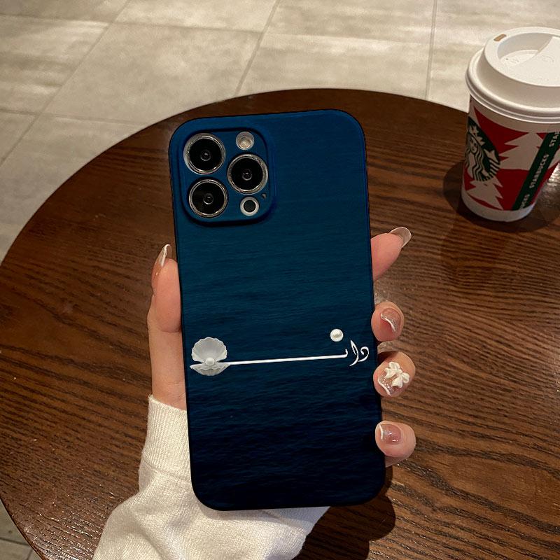 Роскошный чехол для телефона Google Pixel 7 7a 8 8a 9 9a Pro XL 5G с узором из арабского алфавита, глянцевая пленка, жесткий ПК
