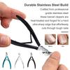Professional Nail Clippers for Thick Ingrown Nails Stainless Steel 120 Degree Angled Cutter