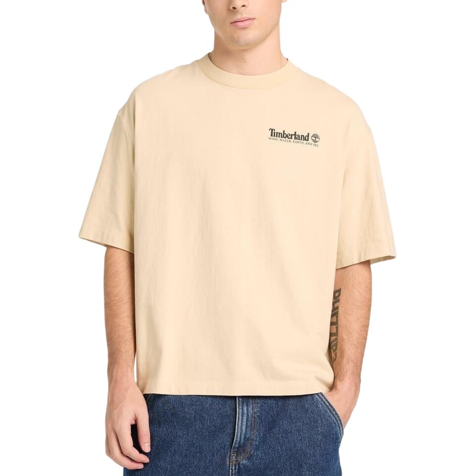 Timberland SS26 Дышащая футболка с круглым вырезом и короткими рукавами Мужские топы A5STQ260