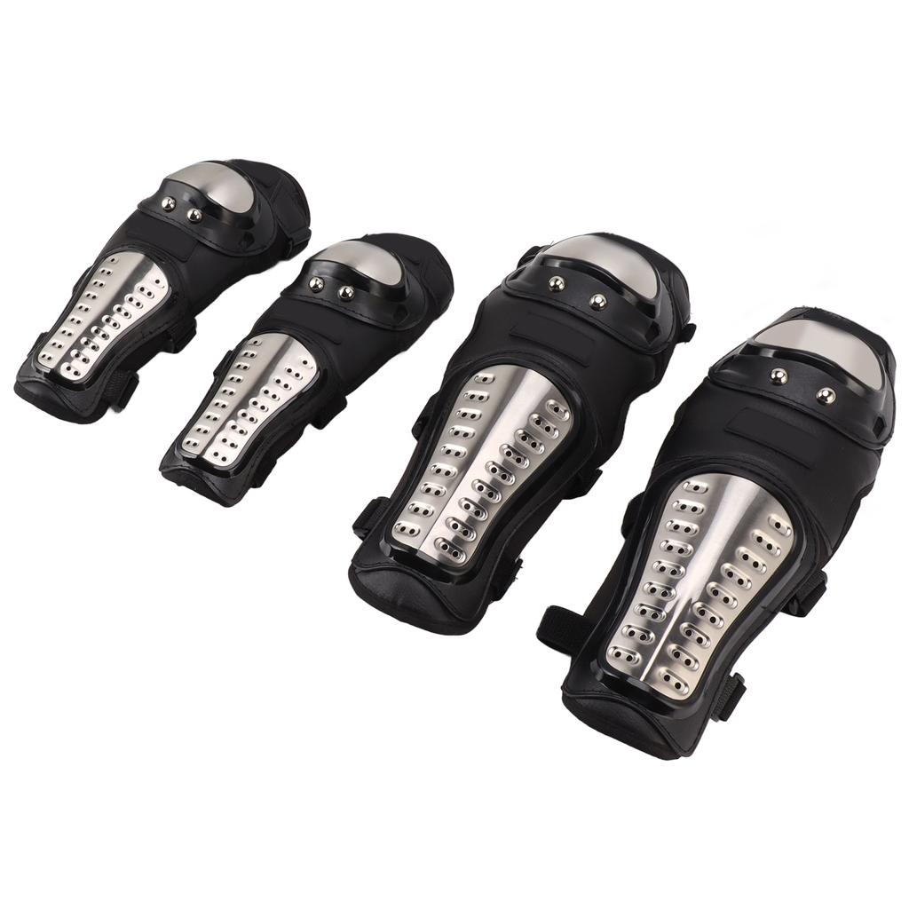 Adult Knee Elbow Pads Breathable Impact Resistant Adjustable Unisex Sport Protective Gear for Motorcycle Riding Skiing