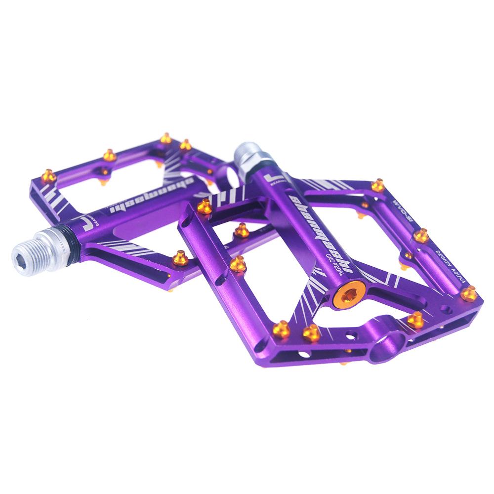 SHANMASH S1 Велосипедные Педали для MTB Плоские CNC Педаль для Велосипеда Нескользящие Горный Дорожный 4 Герметичных Подшипника Велосипедная Педаль Маршрут Велосипедные Аксессуары