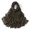 Muslim Cotton Rayon Hijab Solid Color Plain Scarf Women Soft Cotton Viscose Thin Voile Shawl Remove Edge Headscarf Turban