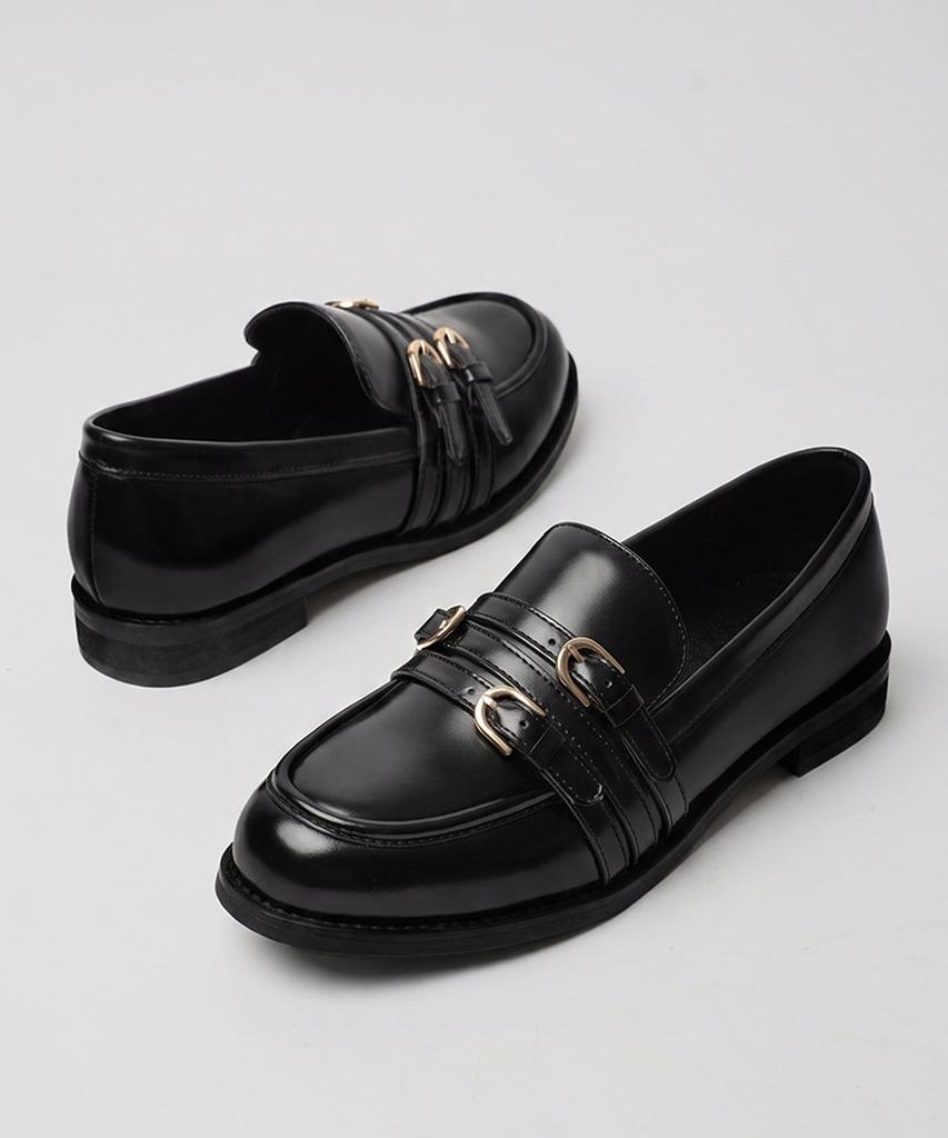 CHAAKAN Tapered Triple Strap Loafers Lfltr3I147