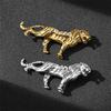Domineering Accessories Hipster Wolf Head Badge Suit Jewelry Lion Personality Various Eagles High-End Luxury Brooch
