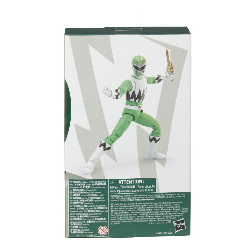 Power Rangers Lightning Collection Lost Galaxy Зеленый Рейнджер 6-дюймовая Премиальная Коллекционная Фигурка Игрушка с Аксессуарами, для Возраста от 4 лет, F4509