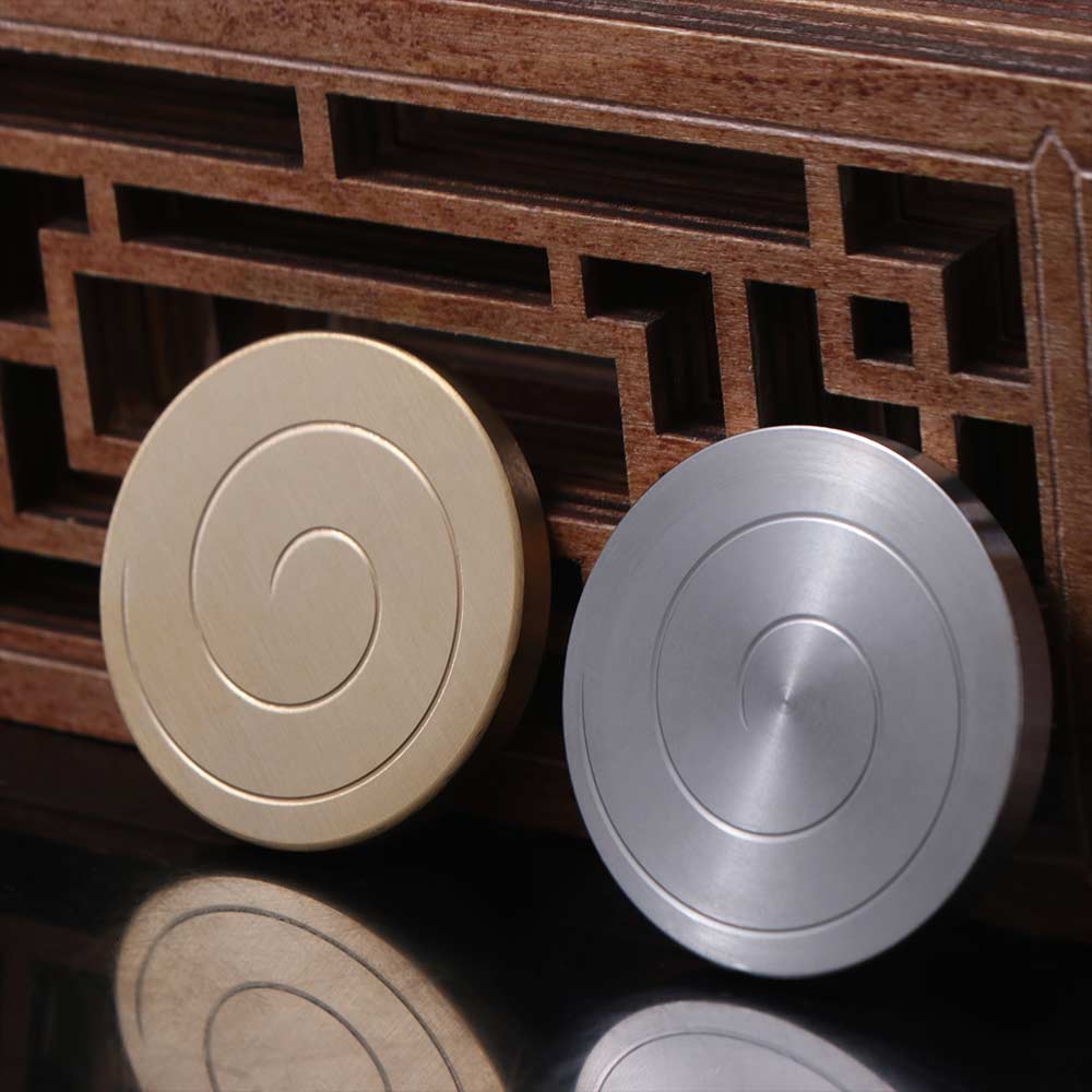 Round Fidget Spinner Toys Silent Bearing Fingertip Gyro Desktop Spinner Toys Adult