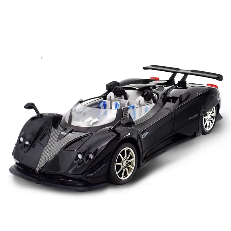 1:24 Pagani Zonda HP Barchetta Alloy Sports Car Model Die-cast Metal Racing Car Model Simulation Sound and Light Children's Toy Boy Gift
