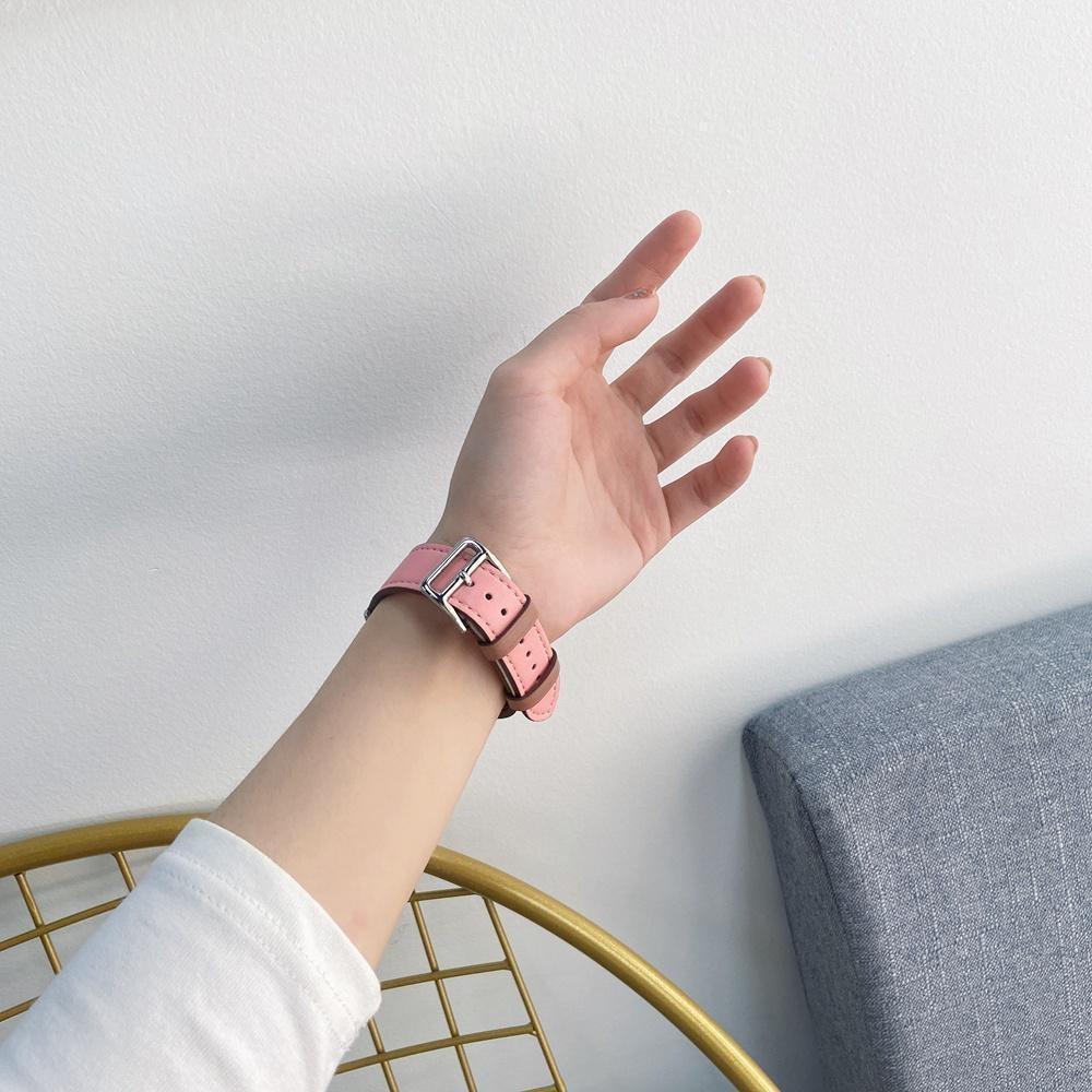 20 22 мм ремешок из натуральной кожи для Samsung Galaxy Watch 6 classic 43 мм 47 мм 5 6 7 FE 4 40 мм 44 мм classic 4 42 мм/46 мм 3 45 мм 41 мм Gear S2 S4 S3