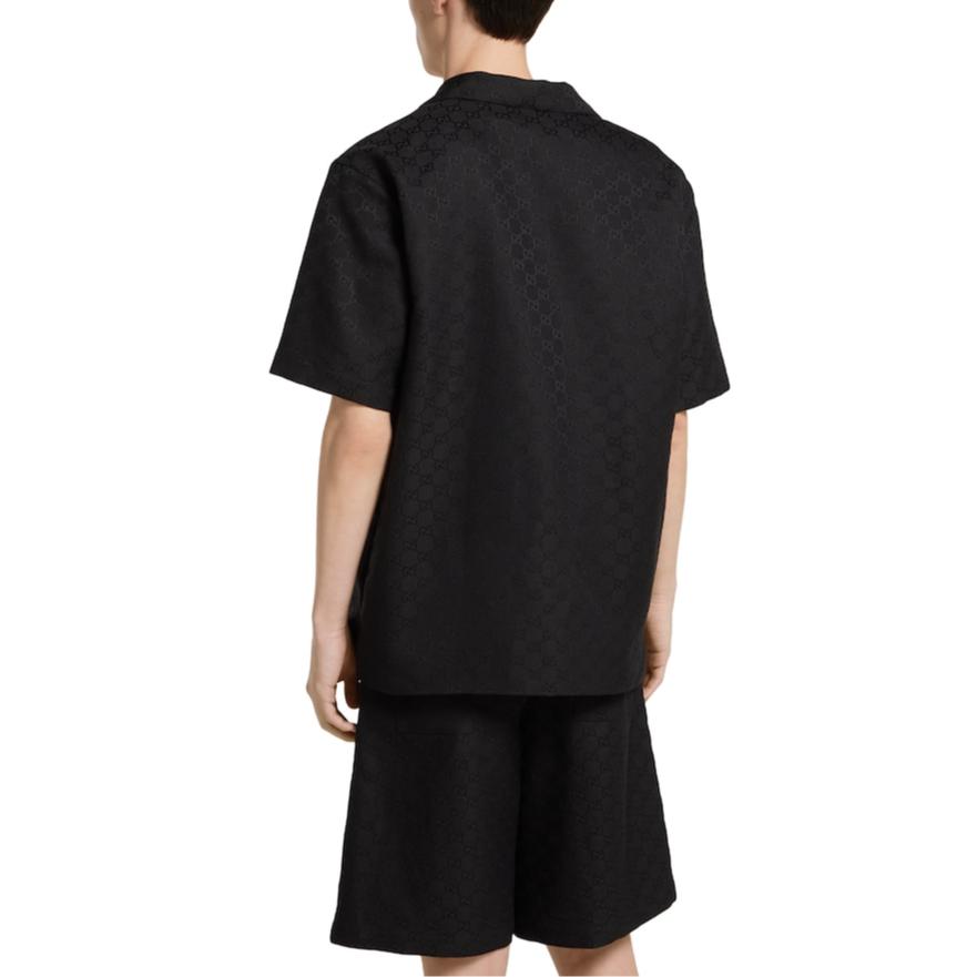 Gucci Gg canvas linen blend bowling shirt 794907-Z7AO7-1000