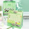 2025 Мини Простой Милый Мультфильм Панда Капибара Узор Маленький Настольный Календарь Портативный Календарь-Пружина Ежедневник Настольный Календарь