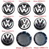 4pcs 55mm 65mm Car Styling Wheel Center Wheel Hub Cap Modification Accessories For Volkswagen Rline Golf GTI Passat Jetta Beetle