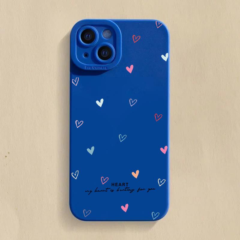 Роскошный силиконовый чехол для телефона в форме сердца для Xiaomi Redmi Note 14 13 12 11 Pro Plus 5G 12S 11S Redmi 13C 14C 12 4G Противоударная крышка