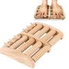 5 Row Wooden Foot Roller Wood Care Massage Reflexology Tool Relax Massager Spa Anti Cellulite Heel Arch Plantar Fasciitis Relief