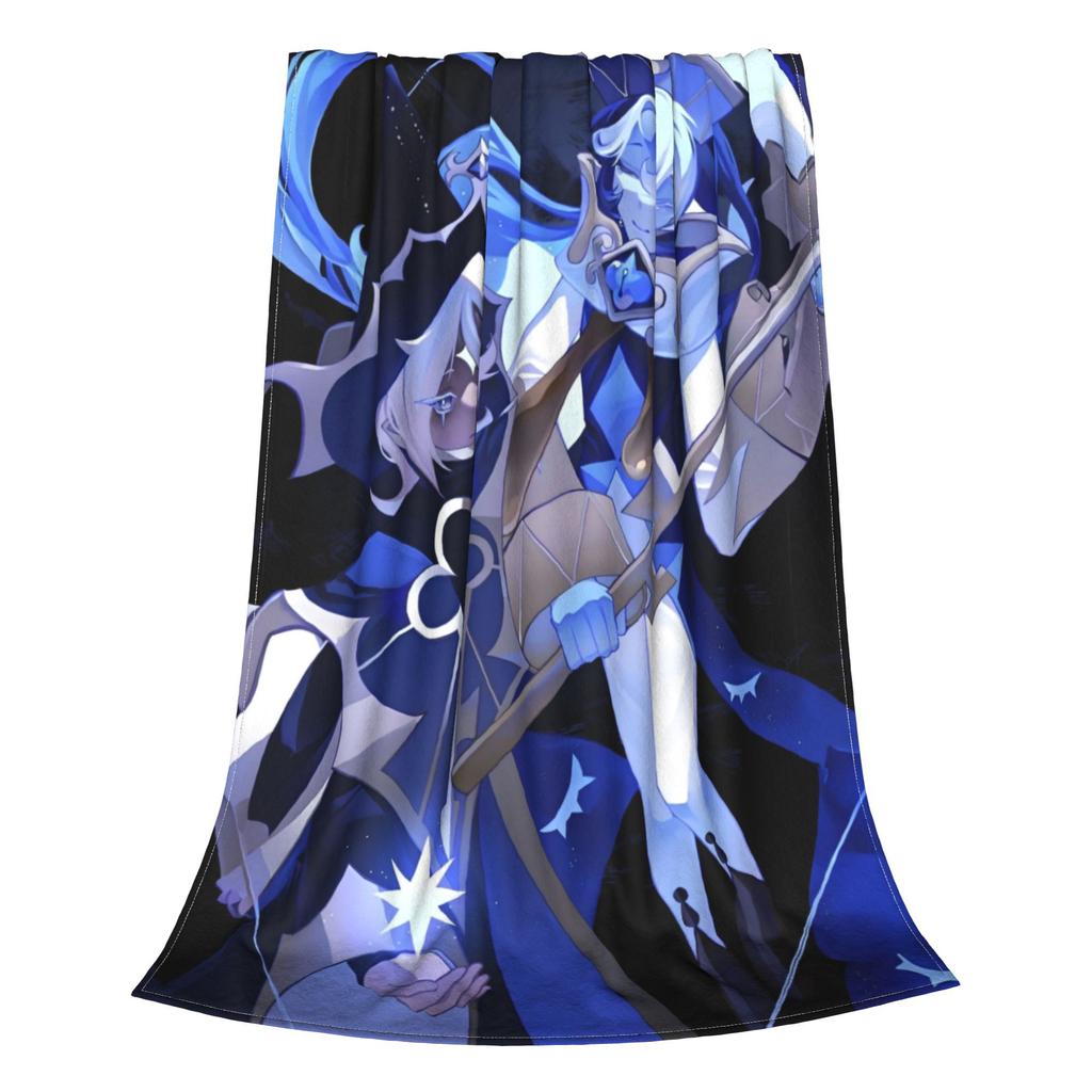 Shadow Milk Cookie Run Kingdom Blankets Flannel All Season Breathable Warm Throw Blankets for Bedding Bedroom Plush Thin Quilt
