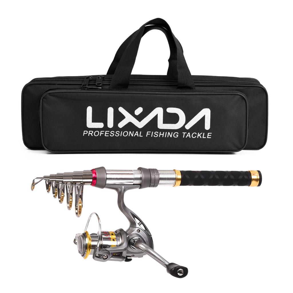 Катушка для удочки Combo Carbon Fibre Telescopic Fishing Rod Spinning Reels