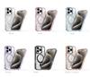 Мощный магнитный чехол Magsafe Ring Metal Lens Buttons Clear Case для iPhone 16 Pro Max 15 Pro Max 14 Pro 13 12 11 Protect Cover