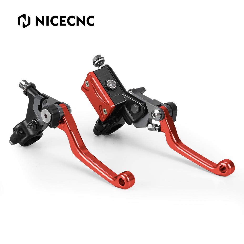 7/8" 22mm Hydraulic Brake Clutch Lever With Brake Fluid Reservoir Cap For Yamaha YZ85 YZ125 YZ250 YZ250F YZ450F TTR250 TTR600