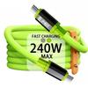 Мощный зарядный кабель USB C 240 Вт 1,5 м Гибкий дизайн Синхронизация данных Поддержка нескольких устройств для дома и путешествий