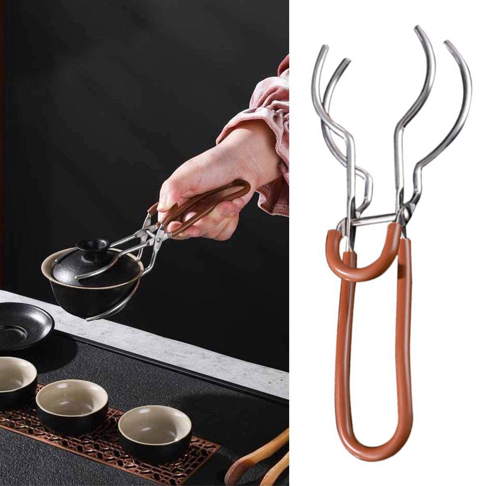 Многофункциональный помощник для заваривания чая из нержавеющей стали, устойчивая чашка для чая, нескользящая, зажим для чашки, чай