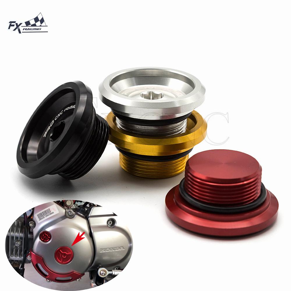 For Honda Monkey 125 Monkey125 CNC Aluminum Motorcycle Engine Cover Inspection Plug Cap Accessories
