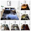 Постельное белье Комплект пододеяльников Высококачественные покрывала с 3D принтом волка King Queen Size 2/3 шт. Набор пододеяльников