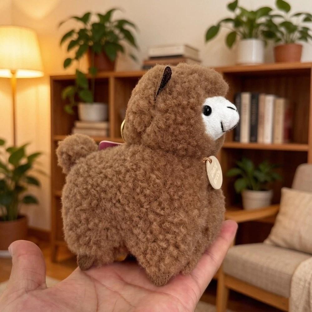 Cartoon Animals Plush Toy Lovely Plush Keychain Curly Stuffed Animal Holiday Gift