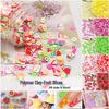 Yaleduo 5MM Polymer Clay Fruit Slices for DIY, Epoxy, Slime, and Craft Decorations.