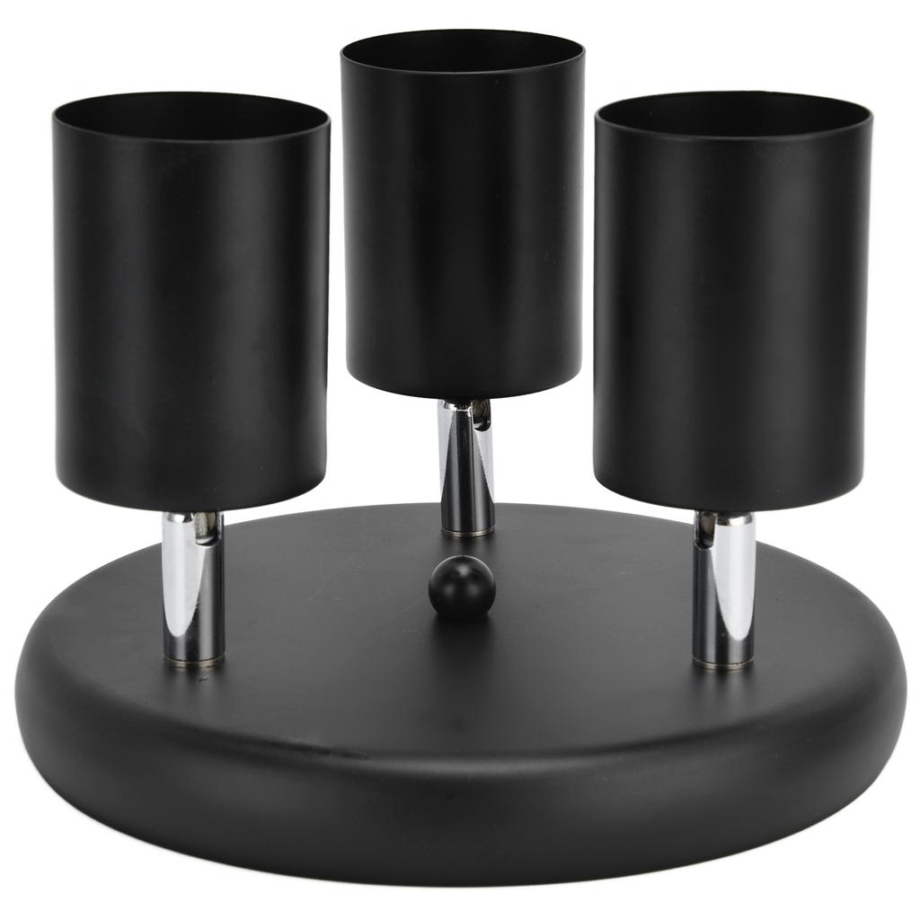 GU10 Ceiling Spotlight Holder 3 Head Rotating Lamp Base Fixture for Bedroom Dining Room Shopping