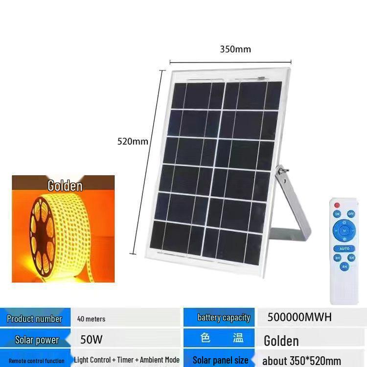 Outdoor Waterproof LED Solar Strip Lights: Super Bright, Soft Lighting for Garden and Courtyard