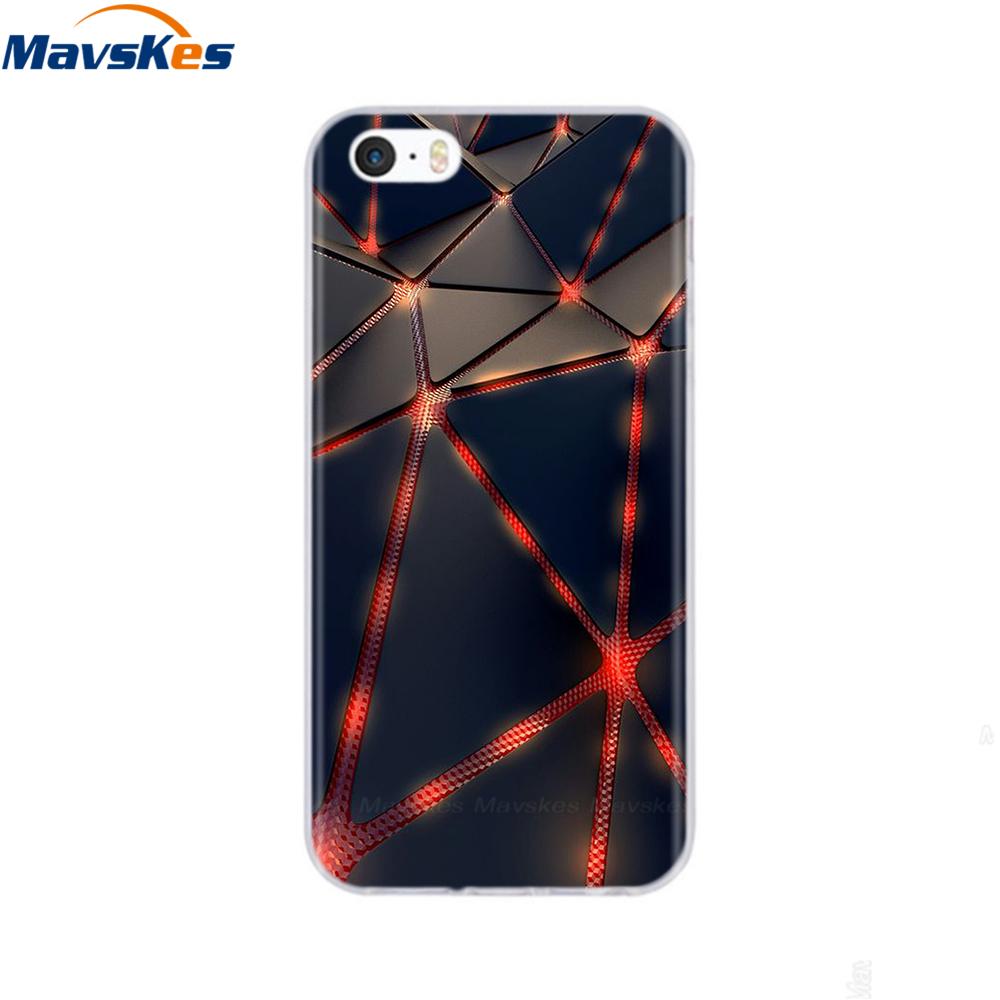 Мягкий чехол из ТПУ для iPhone 4 4s 5 5s SE 6 6s милый мультяшный кот цветок модный силиконовый чехол-бампер для телефона полная защита